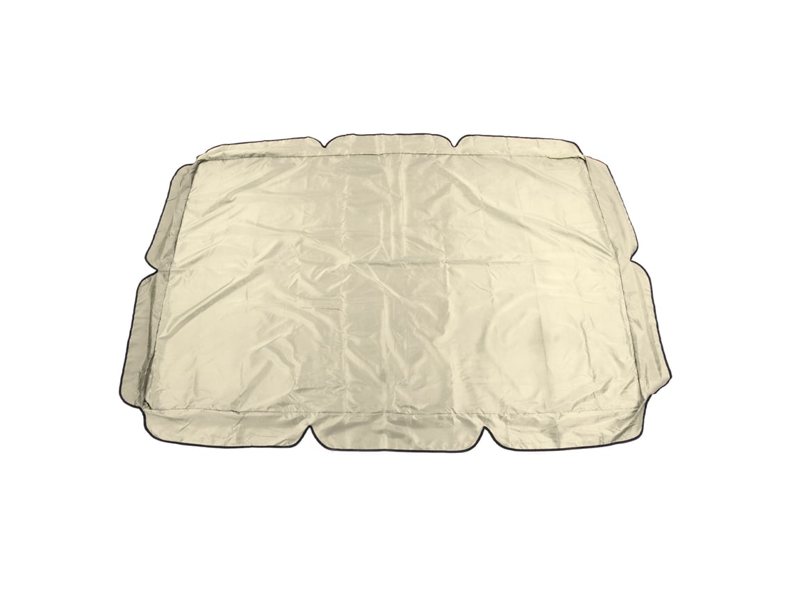 Capucha Abatible Impermeable, Tejido Oxford 600d, Revestimiento Plateado, Exterior Beige.