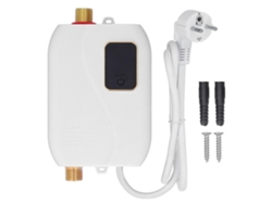 Mini calentador de agua eléctrico de 3500 W, calentamiento rápido, para baño y cocina, 220 V, estándar UE