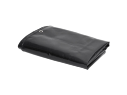 Lona VIDAXL Negro Lona (650g/m²5x6m)