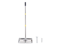 Rastrillo Nivelador De Acero Inoxidable Con Mango Ajustable Para Jardín, Patio, Campo De Golf Y Granja.