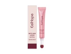 Labial líquido mate morado oscuro