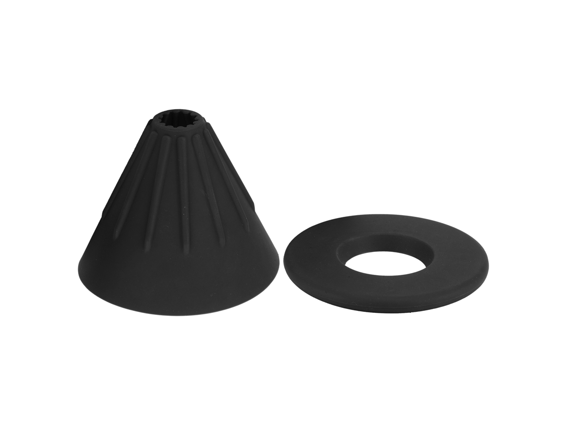 Filtro De Café Reutilizable De Resina De Silicona Para Cafetera De Goteo, Para Uso Doméstico Y Exterior, Color Negro.