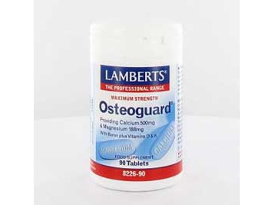 Complemento Alimentar LAMBERTS Osteoguard 90 Tabs (Cherry, Lima, Limón)