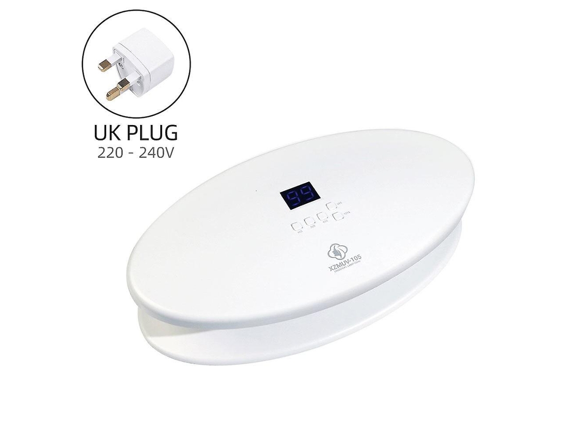 Secador de uñas UV LED de 192 W con 96 luces LED para uñas postizas grandes, curado de resina, pegamento y esmalte de gel. Ly Ebike