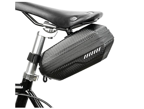 Bolsa de asiento de bicicleta impermeable portátil con cremallera y carcasa dura para bicicleta de montaña y carretera bolsa debajo del asiento par...