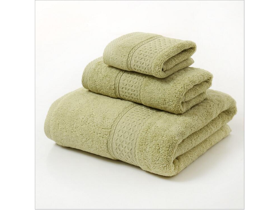 Toalla de Baño Kofihety Liso Ideal Verde (26x17x5cm)