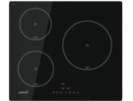 Cata – Placa inducción Cata con 3 zonas de cocción – 6403 E2 BK.