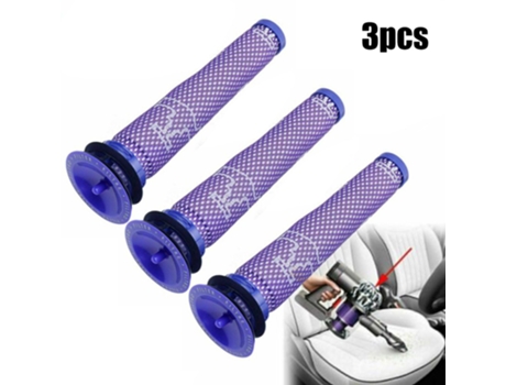 Filtro de repuesto de 3 piezas para Dyson V6 V7 V8 Dc58 Dc59 Animal aspiradora repuestos accesorios accesorios de aspiradora