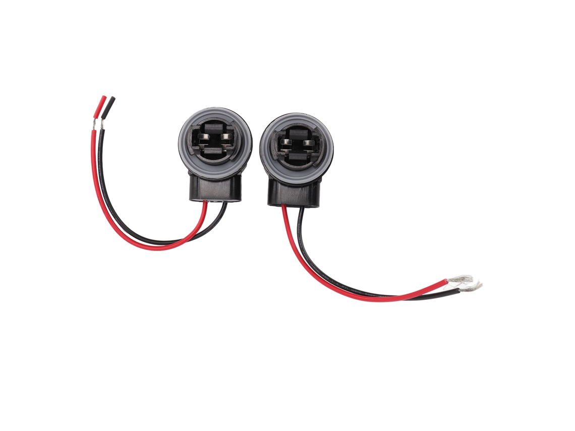 2 Cables Con Conector Led 3156 Hembra, Adaptador Resistente A La Corrosión Para Faros De Coche, Barco Y Bicicleta.