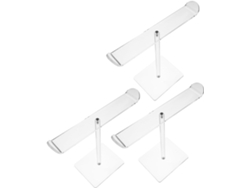 Juego De 3 Organizadores De Diademas, Soporte Para El Cabello De Acrílico Transparente