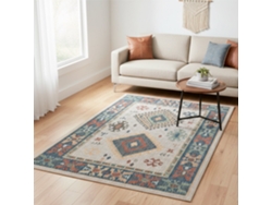 Rugura Alfombra De Salón Duna Arena - Moderna Resistente Decorativa Fácil Limpieza Pelo Corto Suave - 133x190 Cm
