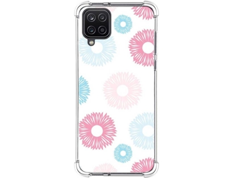 Carcasa Samsung Galaxy A12 TUMUNDOSMARTPHONE Dibujos Antigolpes Flores 06 Multicolor