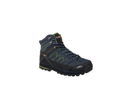 Botas CMP Moon Mid Hombre (Azul - Cuero Natural - 46)