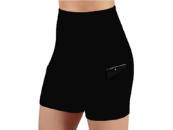 2026-pantalones Cortos De Deporte Para Mujer De Cintura Alta Con 2 Bolsillos Laterales Para Yoga Ejercicio Fitness Running