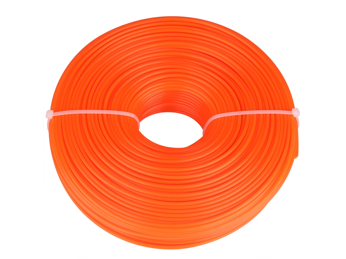 Fio De Cortador 2,4mm Nylon Redondo Corda Trimmer 120m Gasolina