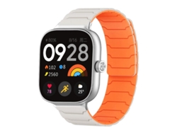 Pulsera magnética de silicona para Xiaomi Band 9 Pro / 8 Pro, color naranja estrella, XIAOMOYU