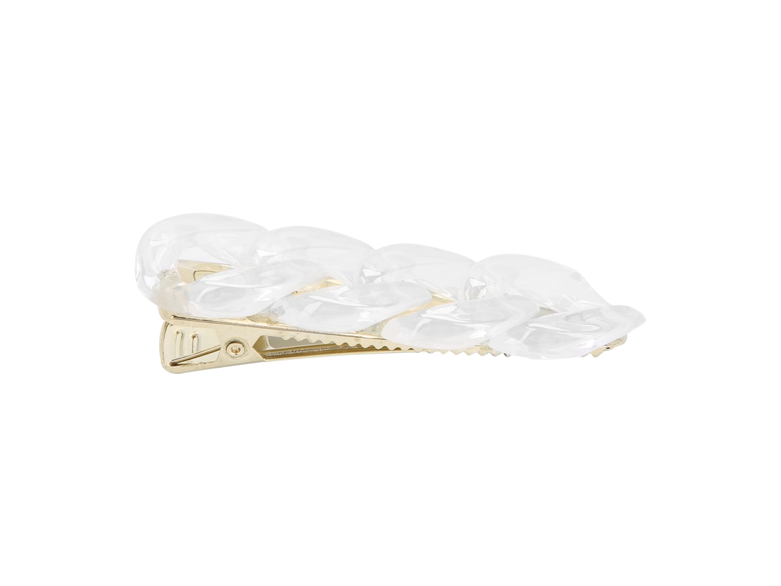 Pinzas Para El Cabello Transparentes Con Diseño De Cadena Decorativa Para Mujeres Y Niñas.