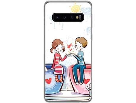 Carcasa Samsung Galaxy S10 Plus TUMUNDOSMARTPHONE Café Multicolor