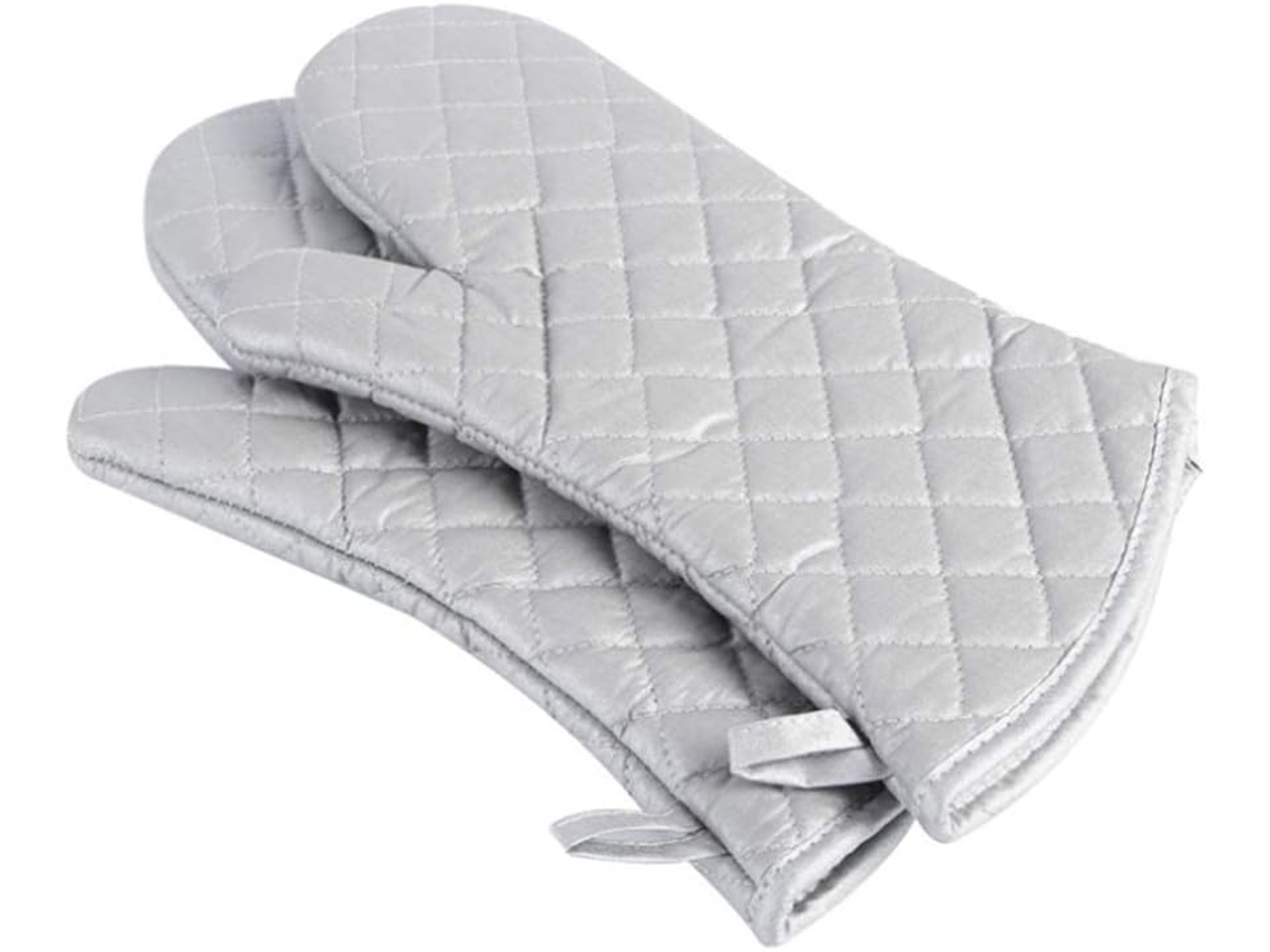 Tejido De Algodón Plateado, Resistente A Altas Temperaturas, Para Horno, Forno, Para Forno, Microondas, Guantes