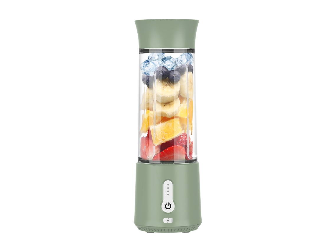 Liquidificador, Juicer Portátil, 500ml, Recarregável Via Usb, Para Smoothies E Sucos (verde Matcha) Spqment