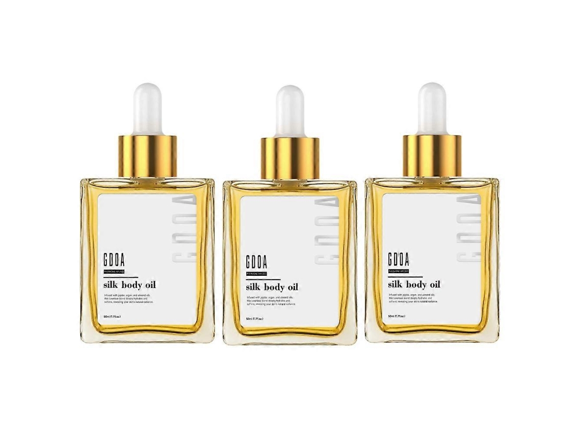 1-3pcs Óleo Corporal De Seda Nutritivo 50ml Com Extrato De Proteína Natural Para Pele Suave E Radiante