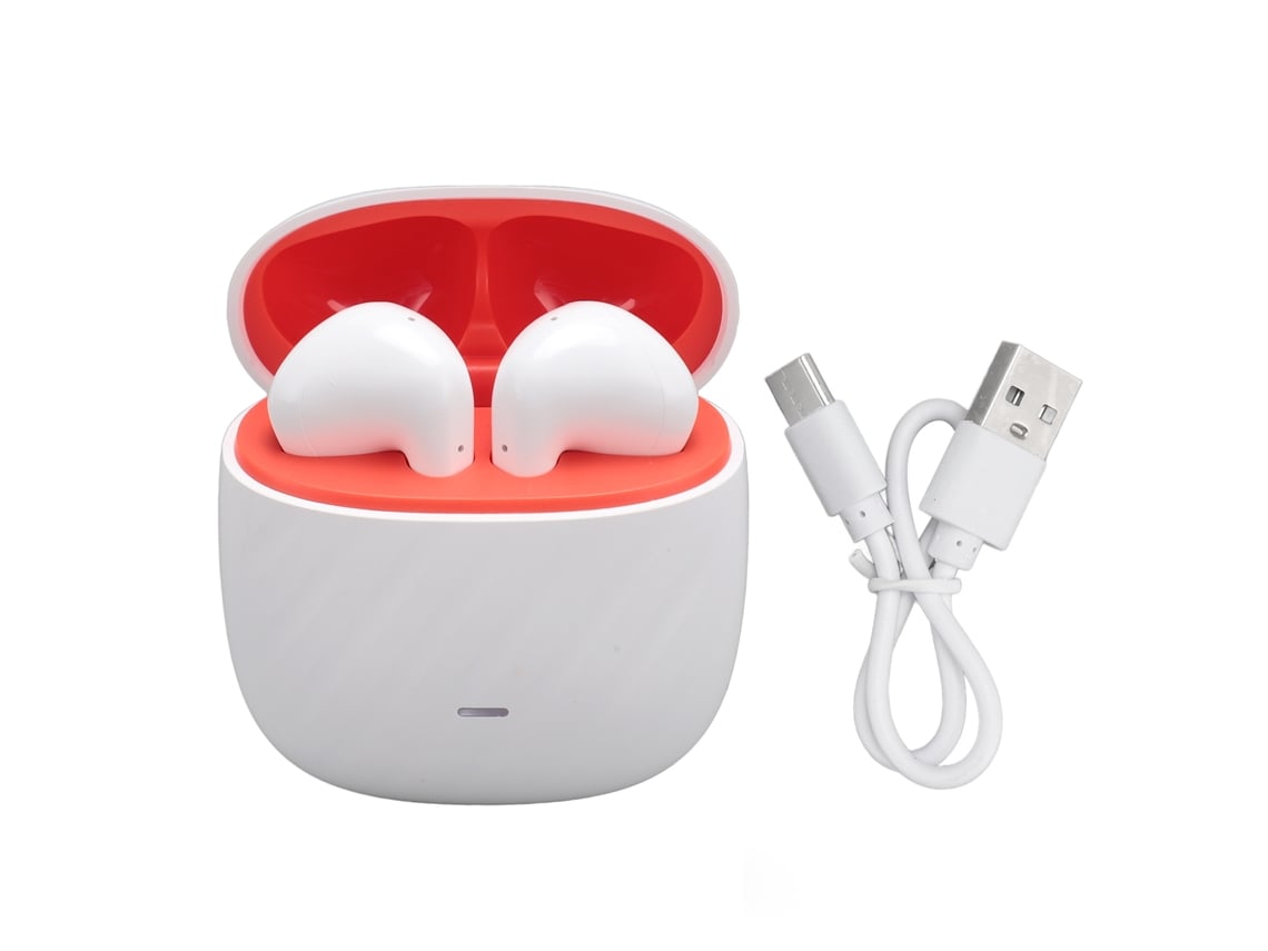 Fones De Ouvido Tradutor De Idiomas Sem Fio Bluetooth 5.3 Redução De Ruído 84 Idiomas À Prova D'água Branco