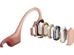 Auriculares Bluetooth Multipoint SHOKZ Openrun Pro (Open Ear - Micrófono - Rosa)