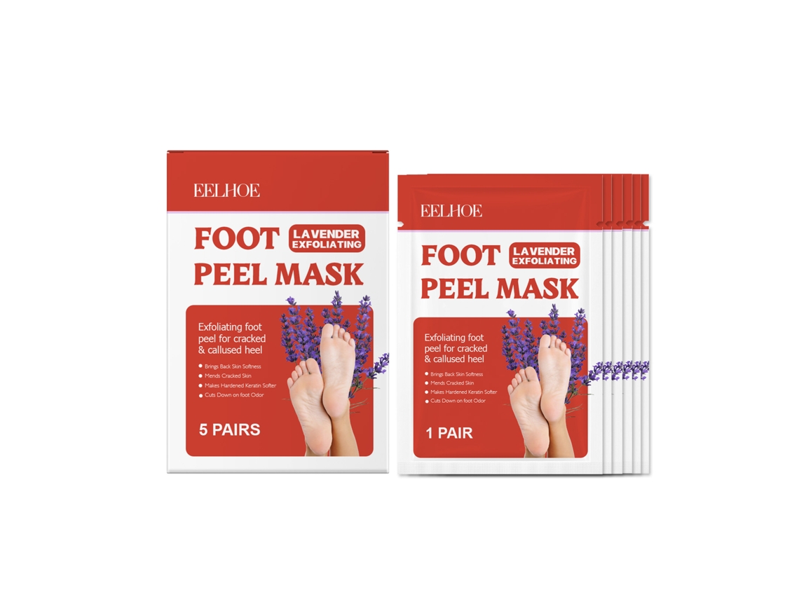 Mascarilla exfoliante para pies de lavanda