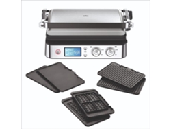 Plancha Multifuncional Braun Multi Pro 9 2000 W 3 Posiciones De Calentamiento Negro / Acero