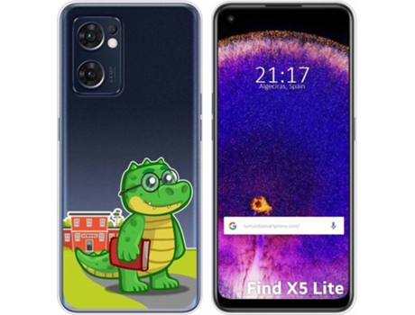 Carcasa Oppo Find X5 Lite 5G TUMUNDOSMARTPHONE Dibujos Transparente Coco Multicolor