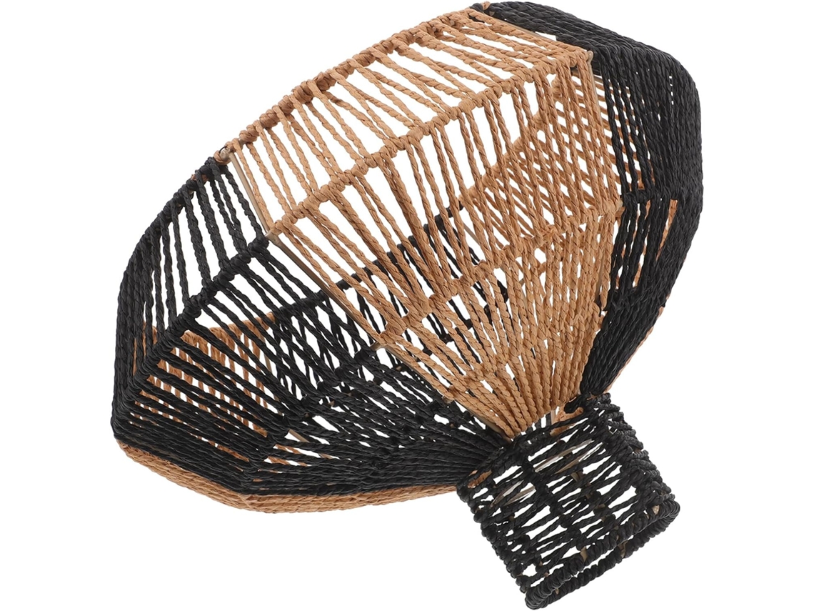 Lámpara De Techo Colgante De Repuesto Con Cuerda De Papel Natural Tejida A Mano, 30 Cm, Estilo