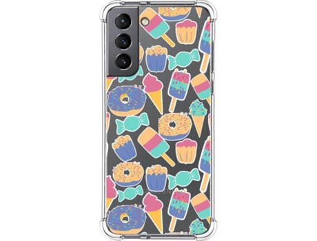 Carcasa Samsung Galaxy S21 5G TUMUNDOSMARTPHONE Dulces 02 Multicolor