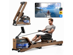 Remo de Agua MERACH, 6 Niveles, Depósito 15L, Bluetooth, Pantalla LCD, APP Conectado, Soporte Tablet y Vaso, 150kg, Asiento Ergonómico, Plegable
