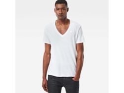 GSTAR G-Star Base Heather Ribbed V-Neck Ny Jersey 2 Units Short Sleeve T-Shirt