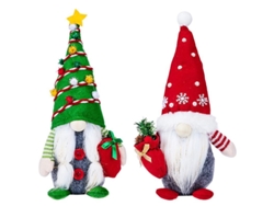 2026-adornos Navideños Muñecos Gnomos Linjou 2 Piezas Hechos A Mano Rojo Elfo Navideño