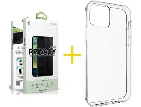 Carcasa + Protector de Pantalla para iPhone 12 Mini SKYHE Transparente Claro