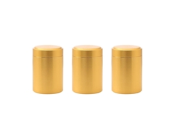 (3 Piezas De Oro) Mini Caja De Té De Metal, Pequeño Contenedor Portátil