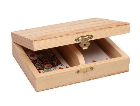 Caja LG (Madera - Multicolor - 17,5 x 4,2 x 11,5)