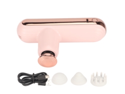 Masajeador Muscular Portátil Recargable De Tejido Profundo Con 4 Velocidades Y Bajo Nivel De Ruido - Rosa