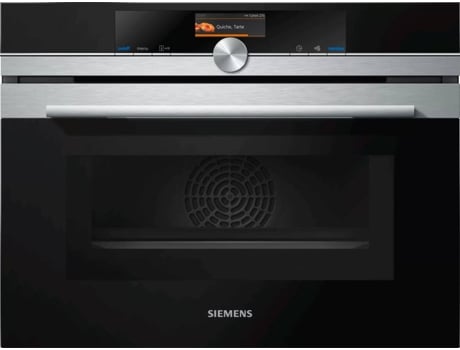 Horno Siemens Cm676g0s6 13 funciones microondas led compacto negro pyro inoxidable de 45 variospeed wifi home iq700 59.4 3600