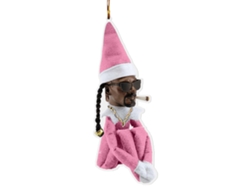 Muñeco de elfo navideño mirando y haciendo una reverencia