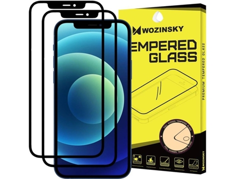 Protector Cristal Templado iPhone 12 Mini LMOBILE Full Glue Negro