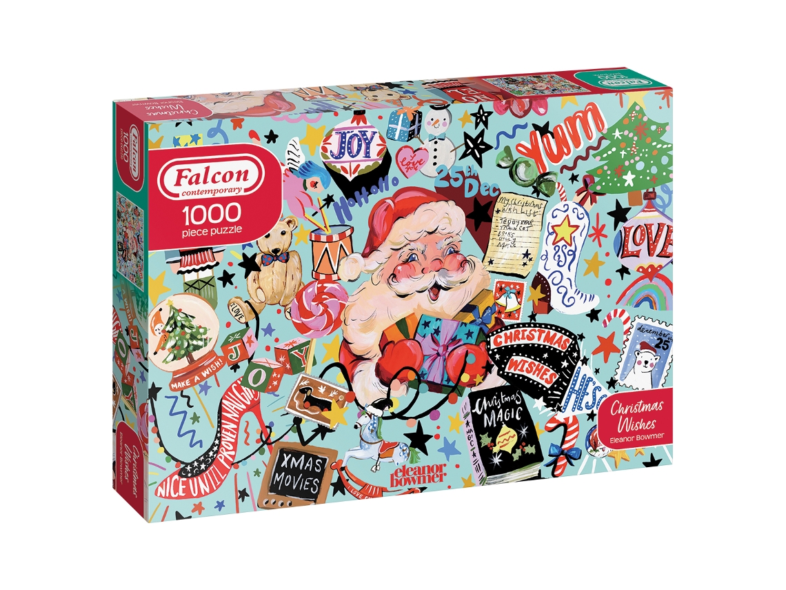Puzzle Falcon Contemporary Christmas Wishes 1000 pcs rompecabezas 1000 pieza(s) Navidad