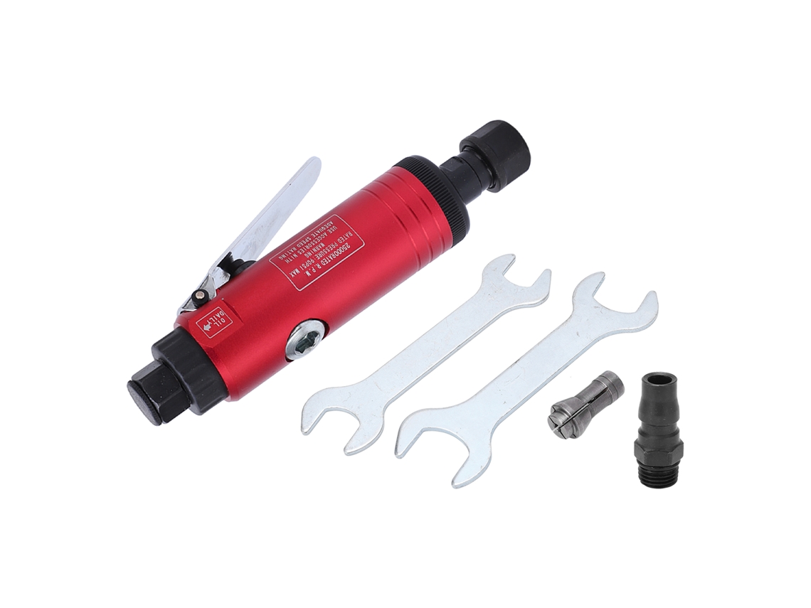 Pulidora Neumática Recta De 25000 Rpm Y 90 Psi Con Mandril De 3 Mm Y 6 Mm, Estilo Japonés.