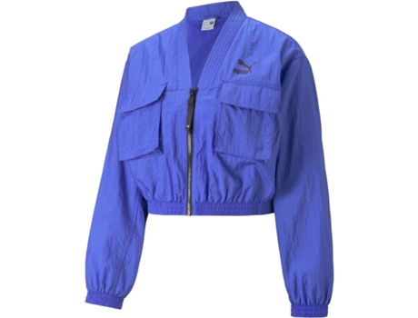 Chaqueta de Mujer PUMA Dare To Woven Azul (shoes//eu/XL)