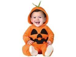 Disfraz de Bebé DISFRAZZES Calabaza Naranja Y Negro (Talla: 12 a 24 meses)
