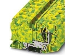 Terminal de conductor de protección con resorte de tensión St 35 Pe Verde Amarillo 10 uds. Phoenix Contact (3036194)