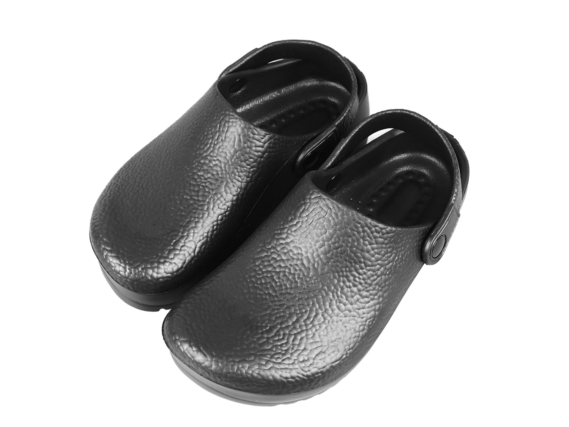 Zapatos De Chef De Verano Eva Antideslizantes Respirantes Para Hombre Trabajo Restaurante Cocina Negro 39