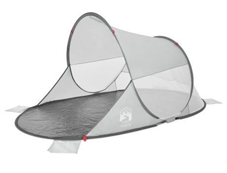 Tienda de playa pop-up impermeable VIDAXL gris