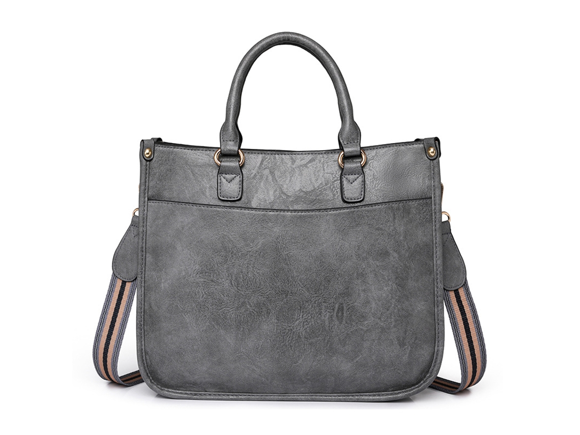 Bolso De Piel Pu De Moda Para Mujer, Gris Digitallab